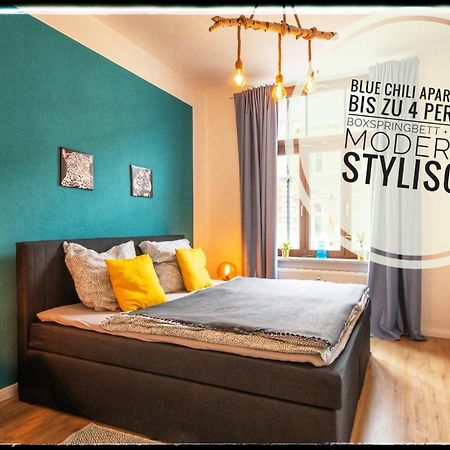 Blue Chili 18 Zentrales City-Apartment Am Hasselbachplatz, 4 Personen 마그데부르크 외부 사진
