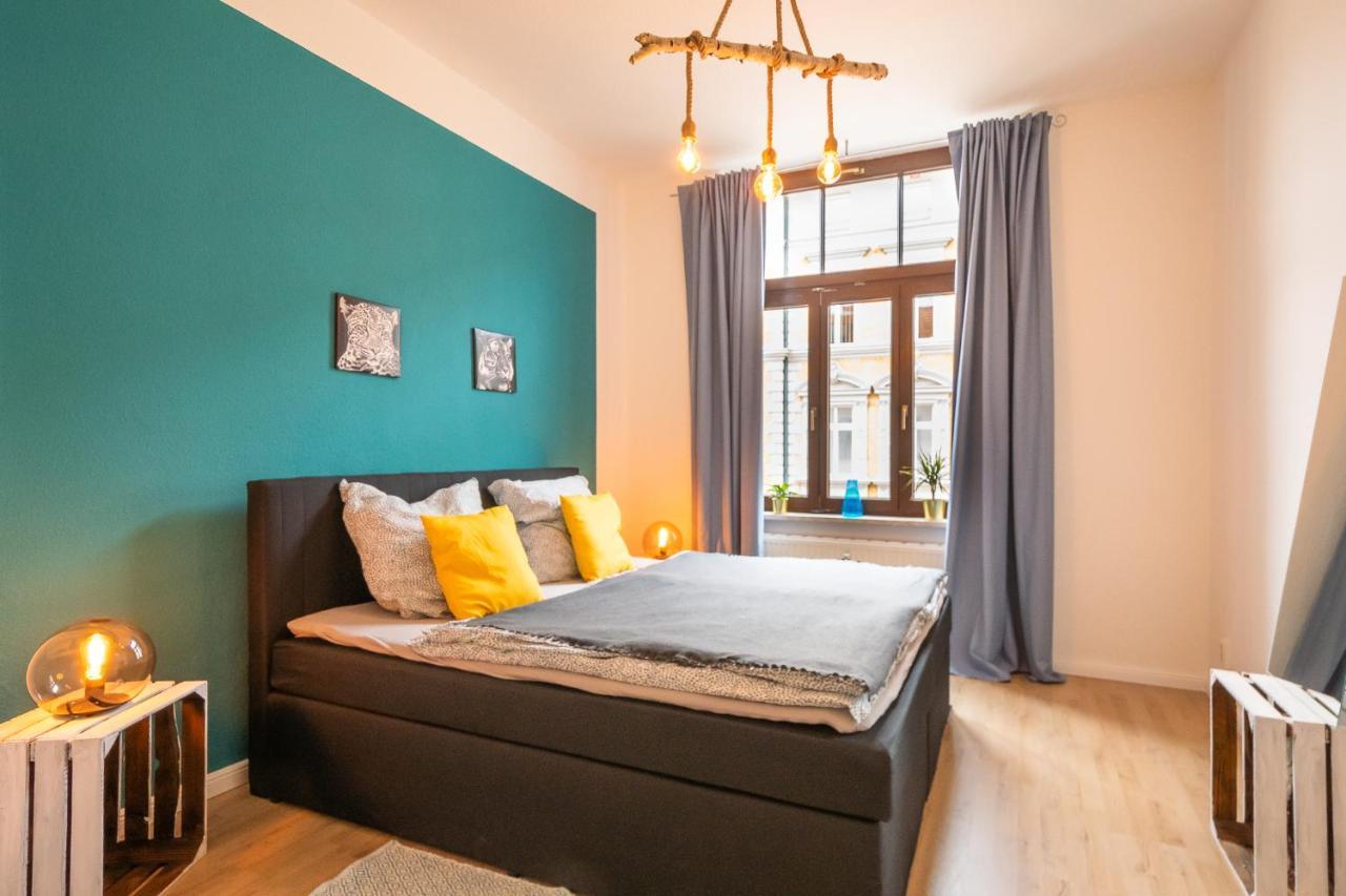 Blue Chili 18 Zentrales City-Apartment Am Hasselbachplatz, 4 Personen 마그데부르크 외부 사진