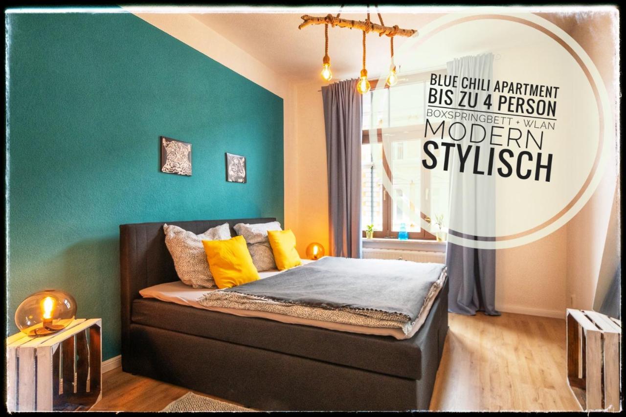 Blue Chili 18 Zentrales City-Apartment Am Hasselbachplatz, 4 Personen 마그데부르크 외부 사진